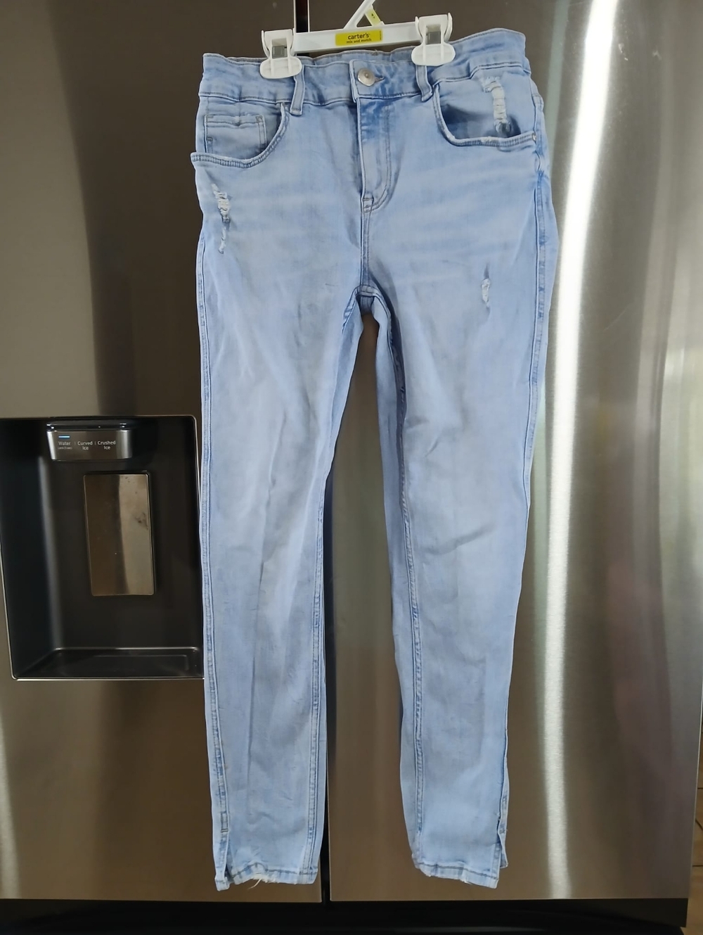 Zara Light Wash Skinny Jeans